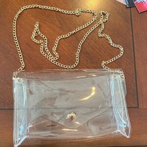 Clear PVC Crossbody bag/purse Festival/Concerts/Stadium/Sporting Events